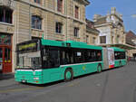 MAN Bus 782, auf der Linie 50, wartet am 10.05.2011 an der Endstation am Bahnhof SBB.