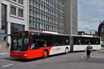 VE 2074, MAN Lion's City Gelenkbus, von Voyages Ecker, gesehen in der Stadt Luxemburg.  29.06.2017