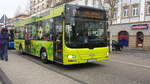 Hier ist der KA SB 679 der Südwestbus oder Bruchsal Max auf der Buslinie 183 zum Am Mantel über das Krankenhaus in Bruchsal unterwegs.