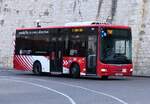 MAN Lion's City Midibus, Gibraltar Bus Company, Gibraltar Market Place, September 2024.