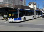 tl - MAN Lion`s City Nr.643  VD  293630 bei den Haltestellen Lausanne Sallaz am 28.02.2025