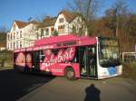 MAN Lions City Gas Bus in Saarbrcken Brebach. Aufgenommen habe ich das Foto im Januar 2012.