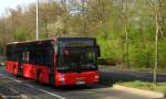 MAN Bus der Firma Zarth Reisen aus Merzig im Saarland. Das Bild habe ich im April an der Haltestelle Siedlerheim in Saarbrcken gemacht.