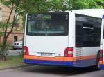 BLK-V1004, ein MAN Lion´s City CNG, am 09.05.2012 auf dem Busbahnhof in Weienfels.