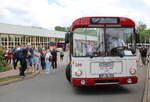 MAN Cabriobus EVAG 209 am 25.05.2024 beim Tag der offenen Tr der EVAG Erfurt im Betriebshof Urbicher Kreuz.
