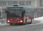 VB Biel - Mercedes O 405 N  Nr.118 unterwegs in der Bahnhofstrasse um 08.35 Uhr am 21.03.2008