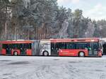 Mercedes Citaro I ex Nahverkehr Schwerin in Neustrelitz am 17.12.2022