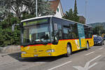 Mercedes Citaro der Post, auf der Tram Ersatzlinie 14, bedient am 29.06.2012 die Haltestelle Käppeli.