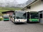 Mehrere Citaro und Facelift am 20.9.21 bei der Garage Buchard in Leytron.