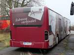 Mercedes Citaro II von URB aus Deutschland (ex VWG Wolfsburg) in Ueckermünde am 07.01.2023