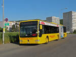 Mercedes Citaro 93 der AAGL, auf der Tram Ersatzlinie 14, bedient am 29.05.2012 die Haltestelle Kästeli.