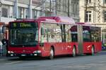 MB Citaro Facelift CNG 861 von BERNMOBIL am 5.2.25 auf dem Bahnhofplatz Bern.