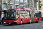 MB Citaro Facelift CNG 859 am 5.2.25 beim Bahnhofplatz Bern.