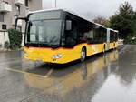 Der MB C2 G '11587' vom PU Buchard Voyages, Leytron am 20.9.21 beim Bahnhof Martigny.