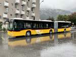 MB C2 G '11587'  VS 241 996  vom PU Buchard Voyages, Leytron am 20.9.21 beim Bahnhof Martigny.