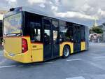 Heckansicht des MB C2 G '10687' der PostAuto Regie Bern am 29.9.21 beim Bahnhof Bern.