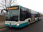 Mercedes Citaro III der Neubrandenburger Verkehrsbetriebe in Neubrandenburg am 10.02.2019