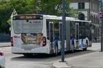 Heckansicht des MB C2 G 212  Olten  am 22.5.22 nach der Abfahrt beim Bahnhof Olten.