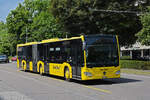 Mercedes Citaro 89 der AAGL, auf der Linie 80, fährt zur Haltestelle beim Hammermann am Aeschenplatz.