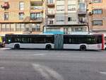 Mercedes-Benz Citaro O 530 G C2, Wagen 824, Baujahr 2023, Vectalia Mia, unterwegs in der Avenida Aguilera als Linie 3 in Alicante am 12.12.2023.