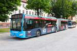 Heuser Bus Mercedes Benz Citaro 2 G am 07.06.24 in Hanau Freiheitsplatz 