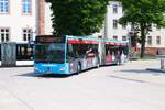 Heuser Bus Mercedes Benz Citaro 2 G am 07.06.24 in Hanau Freiheitsplatz