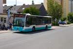 Stadtverkehr Maintal Mercedes Benz Citaro C2 am 05.07.24 in Bischofsheim