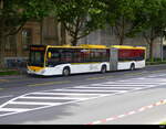 SWEG - Mercedes Citaro  FR.H 1463 am Warten in der Stadt Basel am 2024.07.05