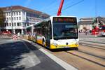 HEAG mobiBus Mercedes Benz Citaro 2 G Wagen 367 am 07.09.24 in Darmstadt Innenstadt