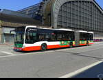 Hamburg HHA - Mercedes Citaro Nr.7441  HH.YB 1441 mit Werbung unterwegs auf der Linie 6 in der Stadt Hamburg am 2024.09.17