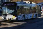 DC 4486, Mercedes Benz Citaro, von Demy Cars, aufgenommen am Busbahnhof in Mersch.