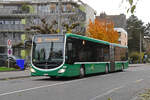 Mercedes Citaro 7029, auf der Linie 34, verlässt am 18.11.2024 die Haltestelle Gotenstrasse.