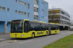 Mercedes Citaro 91 der AAGL, auf der Linie 80, bedient am 03.02.2025 die Haltestelle Breite. Aufnahme Basel.