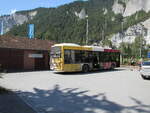 Ortsbus Flims-Laax – Hess Bergbus (GR 113 34) am Bahnhof Versam-Safien am 8.8.24