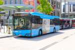 Stroh Bus Solaris Urbino 12 am 07.06.24 in Hanau Freiheitsplatz