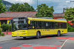 10.07.2024: Loacker Wagen FK 528 FI als LANDBus Oberes Rheintal, Linie 441 in Götzis.