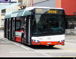 StadtBus Frauenfeld - Solaris Urbino Nr.704  TG 237004 bei den Bushaltestellen beim Bhf. in Frauenfeld am 2025.01.12