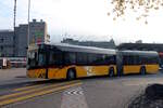 Postauto/Regie Endingen AG 565 857/PAG-ID: 11581 (Solaris New Urbino 18) am 27.11.2024 in Baden, Bahnhof West