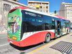 Heckansicht des Irizar i3 mit der Wagennummer 1420 an der Haltestelle Eras de la Sal in Torrevieja am 17.05.2024