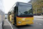 Iveco Crossway  BE 485 297  '10953' der PostAuto Regie Aeschi am 30.10.22 beim Car Parking Interlaken Ost.