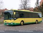 Iveco Crossway der Verkehrsgesellschaft Ludwigslust-Parchim mbH in Plau am See am 30.12.2022