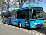 Iveco Crossway der Verkehrsgesellschaft Ludwigslust-Parchim mbH in Plau am See am 23.04.2023