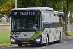 SL 3667, IVECO Crossway, von Sales Lentz, auf der Linie 161, Pommerloch - Marnach unterwegs, gesehen nahe der Féitsch.