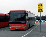 Iveco Bus als Shuttlebus des Hafens Rostock am 05.11.2024