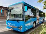 Iveco Crossway der Verkehrsgesellschaft Ludwigslust-Parchim mbH in Plau am See am 02.10.2023