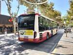 MAN 43C Lion's Intercity LE 13, Wagen 1468, Avanza Benidorm, unterwegs in der Avenida del Mediterraneo als Linie 03 in Benidorm am 20.08.2024