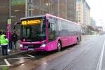 DB Regiobus MAN Lions Intercity Schienenersatzverkehr am 07.12.24 in Frankfurt am Main Hbf