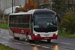 EU 8927, MAN Lion's Regio des CFL, aufgenommen bei Nieselregen in der Stadt Luxemburg.