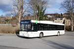 Bus Aue / Bus Erzgebirge: MAN NÜ (ERZ-VB 726) der RVE (Regionalverkehr Erzgebirge GmbH), aufgenommen im Februar 2024 am Bahnhof von Aue (Sachsen).