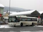 MAN N 313 auf der Linie 415 aus Aue nach Annaberg. Schwarzenberg, Busbahnhof. (24.1.2013)